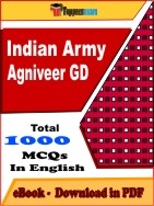 Indian Army Agniveer GD PDF Book In English - MCQ / Objective Questions