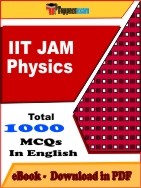 IIT JAM Physics Exam PDF Book In English - MCQ / Objective Questions
