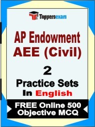 AP Endowment AEE (Civil)  Book in English - Question Paper / Practice Set