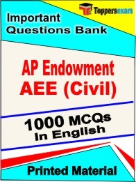 AP Endowment AEE (Civil)  Book in English - Objective MCQ