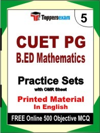 CUET PG B.ED Mathematics Book in English - Mock Test / Practice Set