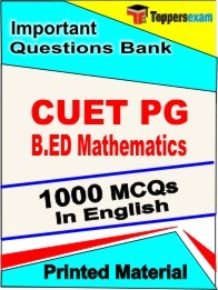 CUET PG B.ED Mathematics Book in English - Objective MCQ
