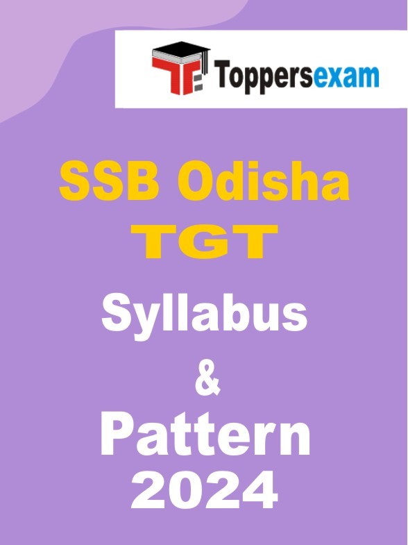 SSB Odisha TGT Syllabus