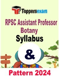 RPSC Assistant Professor Botany Syllabus