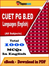 CUET PG B.ED Languages (English) PDF Book In English - MCQ / Objective Questions