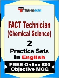 FACT Technician (Chemical Science) Online Mock Test in English - Question Paper / Practice Set