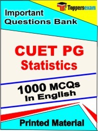 CUET PG Statistics Book in English - Objective MCQ