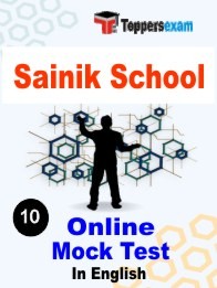 Sainik School Mock Test Class 9