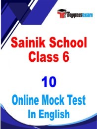 Mock Test Sainik School Class 6