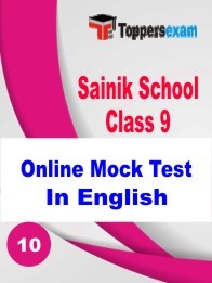 Mock Test For Sainik School Class 9