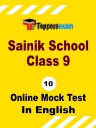Sainik School Class 9 Mock Test