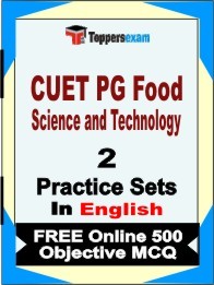 CUET PG Food Science and Technology Book in English - Question Paper / Practice Set