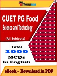 CUET PG Food Science and Technology PDF Book In English - MCQ / Objective Questions