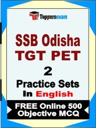 SSB Odisha TGT PET Book in English - Question Paper / Practice Set
