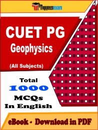 CUET PG Geophysics PDF Book In English - MCQ / Objective Questions