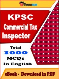 KPSC Commercial Tax Inspector Question Paper With Answers Pdf Download