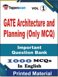 GATE Architecture and Planning (Only MCQ) Book in English - Objective MCQ (VOL.1)
