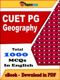 CUET PG Geography Book PDF