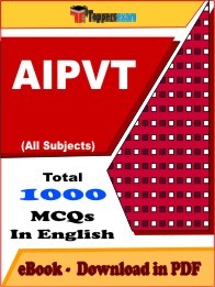 AIPVT PDF Book In English - MCQ / Objective Questions