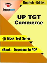 UP TGT Commerce Test PDF Book in English - Mock Test/Practice Set
