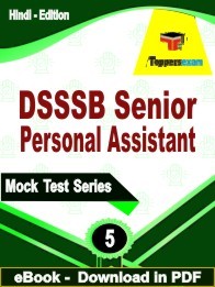 DSSSB Senior Personal Assistant PDF Book In Hindi - Practice Set