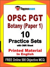 OPSC PGT Botany Paper 1 Book in English - Practice Set