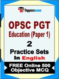 OPSC PGT Education Paper 1 Book in English - Question Paper / Practice Set
