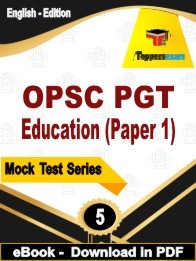 OPSC PGT Education Paper 1 PDF Book In English - Practice Set