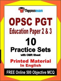 OPSC PGT Education Paper 2 & 3 Book in English - Practice Set