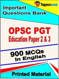 OPSC PGT Education Paper 2 & 3 Book in English - Objective MCQ