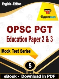 OPSC PGT Education Paper 2 & 3 PDF Book In English - Practice Set