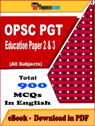 OPSC PGT Education Paper 2 & 3 PDF Book In English - MCQ / Objective Questions