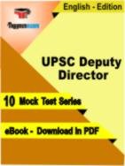 UPSC Deputy Director PDF Book In English - Mock Test/Practice Set