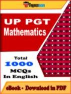 UP PGT Mathematics PDF Book In English - MCQ / Objective Questions