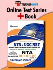 NTA UGC NET Electronic Science Solved Papers Book in English & Online Test Series - Combo Pack