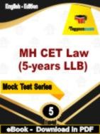 MH CET Law (5-years LLB)  PDF Book In English - Practice Set