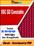 SSC GD Constable Exam PDF Book In English - MCQ / Objective Questions