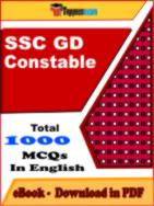 SSC GD Constable Exam PDF Book In English - MCQ / Objective Questions