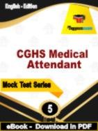 CGHS Medical Attendant  PDF Book In English - Practice Set