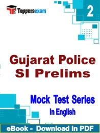 Gujarat Police SI Prelims PDF Book In English - Question Paper