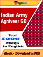 Indian Army Agniveer GD PDF Book In English - MCQ / Objective Questions