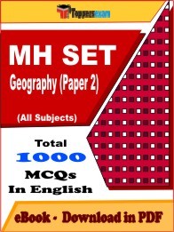 MH SET Geography Paper 2 PDF Book In English - MCQ / Objective Questions