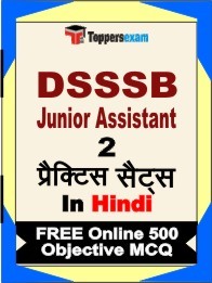 DSSSB Junior Assistant Book in Hindi - Question Paper / Practice Set