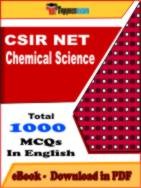 CSIR NET Chemical Science PDF Book In English - MCQ / Objective Questions