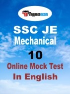 SSC JE Free Mock Test Mechanical