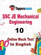Mock Test SSC JE Mechanical