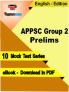 APPSC Group 2 Prelims PDF Book In English - Mock Test/Practice Set