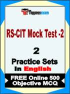 RS-CIT Mock Test - 2 Test Book in English - Mock Test / Practice Set