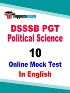 DSSSB PGT Political Science