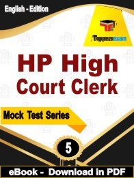 HP High Court Clerk PDF Book In English - Practice Set